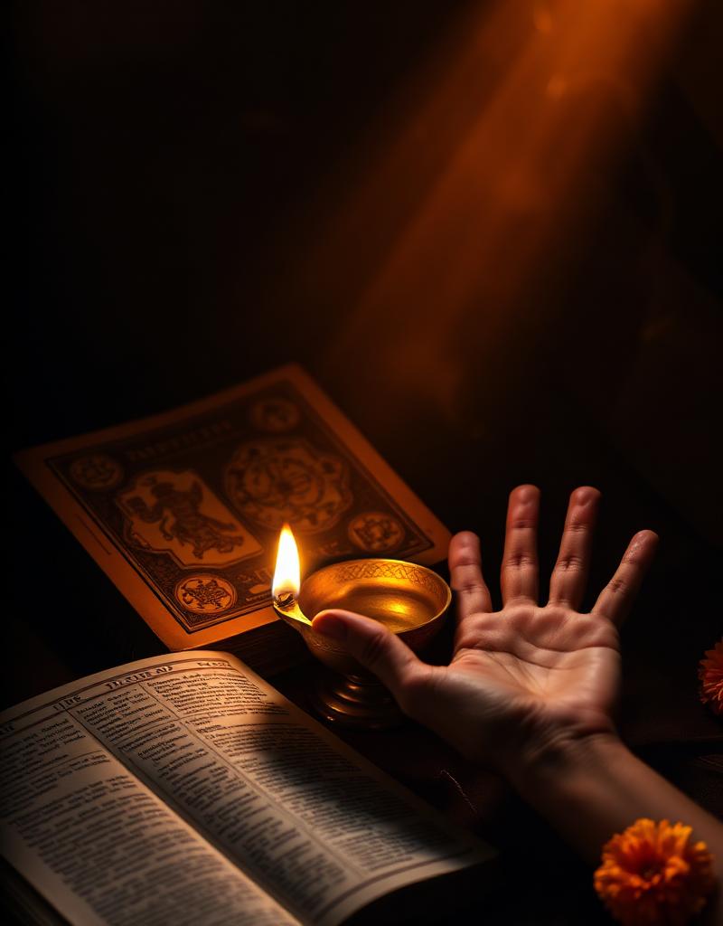 Astrology books and palm reading
